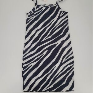 Girl 11-12 years old Zebra Ribbed Sundress